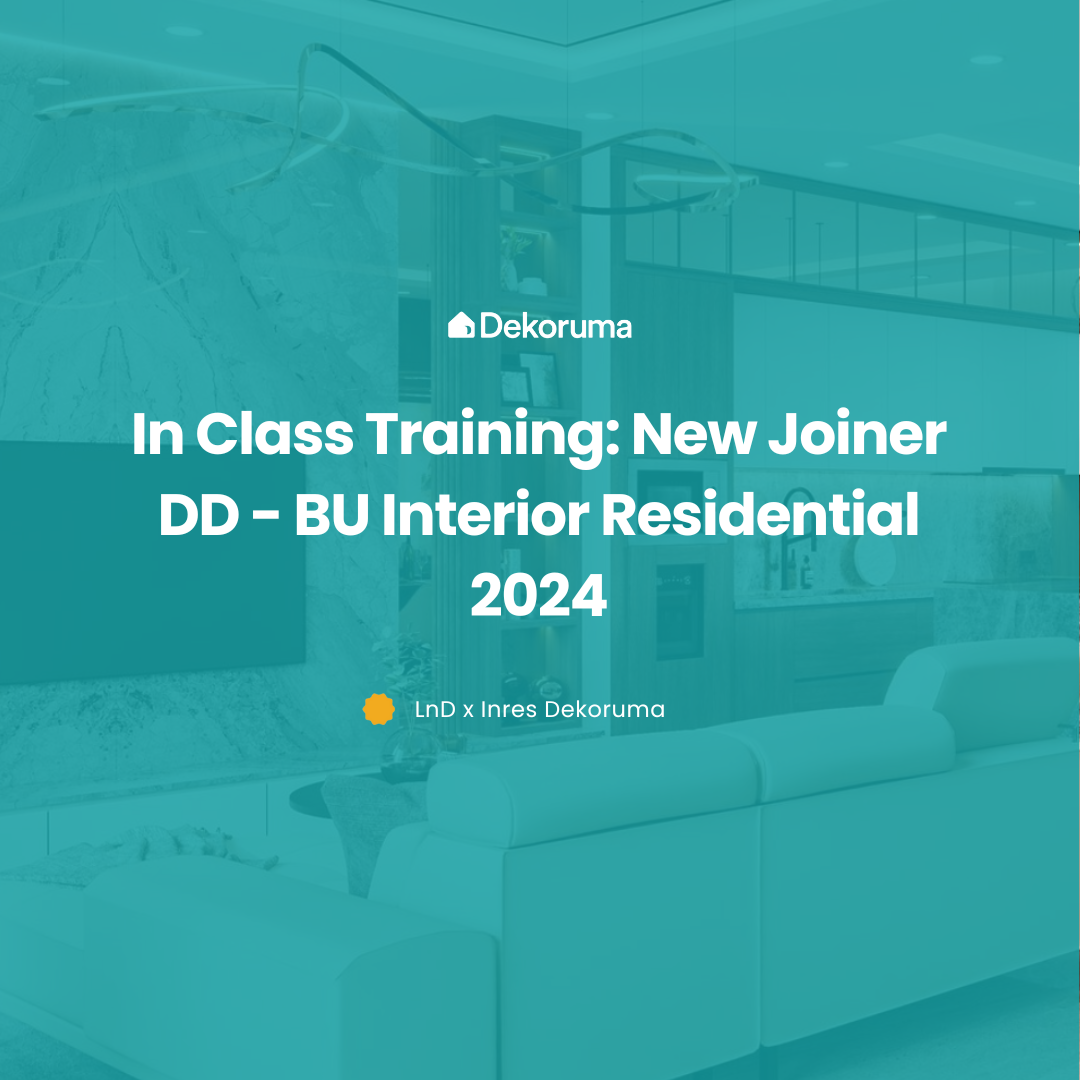 In Class Training: New Joiner DD - BU Interior Residential 2024